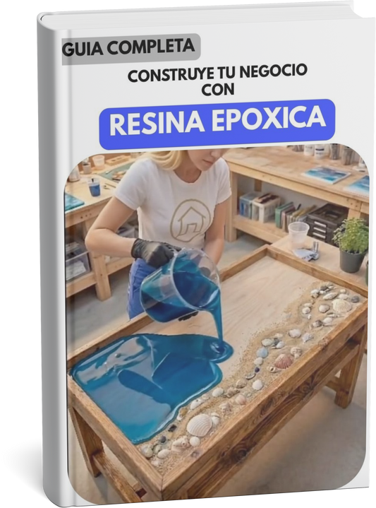 Conviértete en un experto Aplicador de Resina & Aprende a Construir tu propio Negocio - Libro Digital + 6 Bonos